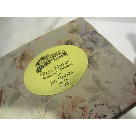 JAN HAGARA Royal Orleans FALL Megan Cindy 2 figurines COA VINTAGE - Picture 9 of 9